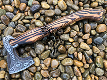 Load image into Gallery viewer, Custom Handmade Carbon Steel Viking Axe with Ash Wood Handle (VA-121)