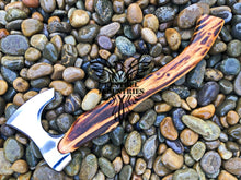 Load image into Gallery viewer, Custom Handmade Carbon Steel Viking Axe with Ash Wood Handle (VA-126)