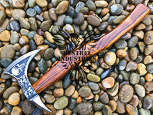 Load image into Gallery viewer, Custom Handmade Carbon Steel Viking Axe with Ash Wood Handle (VA-124)
