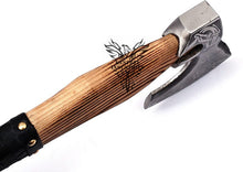 Load image into Gallery viewer, Custom Handmade Carbon Steel Viking Axe with Ash Wood Handle (VA-137)