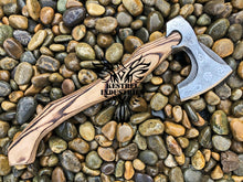 Load image into Gallery viewer, Custom Handmade Carbon Steel Viking Axe with Ash Wood Handle (VA-116)