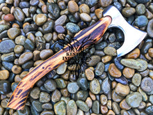 Load image into Gallery viewer, Custom Handmade Carbon Steel Viking Axe with Ash Wood Handle (VA-126)