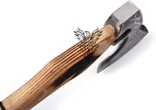 Load image into Gallery viewer, Custom Handmade Carbon Steel Viking Axe with Ash Wood Handle (VA-136)