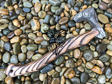 Load image into Gallery viewer, Custom Handmade Carbon Steel Viking Axe with Ash Wood Handle (VA-119)