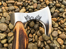 Load image into Gallery viewer, Custom Handmade Carbon Steel Viking Axe with Ash Wood Handle (VA-126)