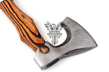 Load image into Gallery viewer, Custom Handmade Carbon Steel Viking Axe with Ash Wood Handle (VA-133)