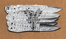 Load image into Gallery viewer, Lot of 5 Custom Handmade Damascus Steel Blank Blade Knife For Knife Making Supplies (SU-124)
