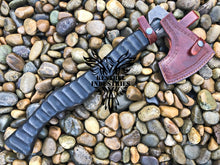 Load image into Gallery viewer, Custom Handmade Carbon Steel Viking Axe with Rose Wood Handle (VA-111)