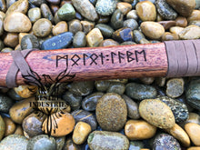 Load image into Gallery viewer, Custom Handmade Carbon Steel Viking Axe with Rose Wood Handle (VA-104)