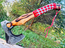 Load image into Gallery viewer, Custom Handmade Carbon Steel Viking Axe with Ash Wood Handle (VA-146)