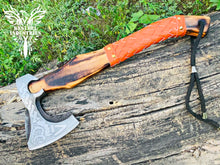 Load image into Gallery viewer, Custom Handmade Carbon Steel Viking Axe with Ash Wood Handle (VA-149)
