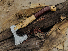 Load image into Gallery viewer, Custom Handmade Carbon Steel Viking Axe with Ash Wood Handle (VA-139)
