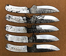 Load image into Gallery viewer, Lot of 5 Custom Handmade 1095 Carbon Steel Blank Blade Knife For Knife Making Supplies (KI-CSB-103)
