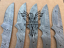 Load image into Gallery viewer, Lot of 5 Custom Handmade Damascus Steel Blank Blade Knife For Knife Making Supplies (SU-138)
