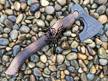 Load image into Gallery viewer, Custom Handmade Carbon Steel Viking Axe with Rose Wood Handle (VA-113)
