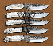 Load image into Gallery viewer, Lot of 5 Custom Handmade 1095 Carbon Steel Blank Blade Knife For Knife Making Supplies (KI-CSB-103)
