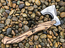 Load image into Gallery viewer, Custom Handmade Carbon Steel Viking Axe with Ash Wood Handle (VA-116)
