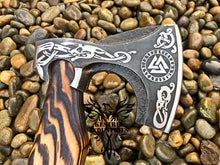 Load image into Gallery viewer, Custom Handmade Carbon Steel Viking Axe with Ash Wood Handle (VA-121)
