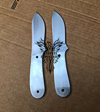 Load image into Gallery viewer, Lot of 2 Custom Handmade 1095 Carbon Steel Blank Blade Knife For Knife Making Supplies (KI-CSB-108)
