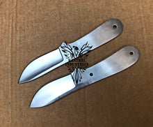 Load image into Gallery viewer, Lot of 2 Custom Handmade 1095 Carbon Steel Blank Blade Knife For Knife Making Supplies (KI-CSB-108)
