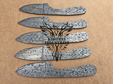 Load image into Gallery viewer, Lot of 5 Custom Handmade Damascus Steel Blank Blade Knife For Knife Making Supplies (SU-146)
