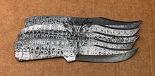 Load image into Gallery viewer, Lot of 5 Custom Handmade Damascus Steel Blank Blade Knife For Knife Making Supplies (SU-152)
