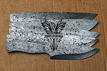 Load image into Gallery viewer, Lot of 5 Damascus Steel Blank Blade Knife For Knife Making Supplies (SU-172)
