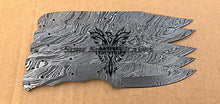 Load image into Gallery viewer, Lot of 5 Damascus Steel Blank Blade Knife For Knife Making Supplies (SU-201)
