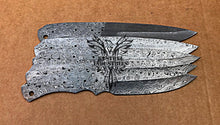 Load image into Gallery viewer, Lot of 5 Custom Handmade Damascus Steel Blank Blade Knife For Knife Making Supplies (SU-110)
