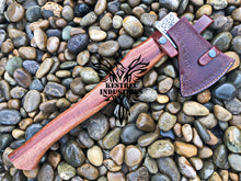 Load image into Gallery viewer, Custom Handmade Carbon Steel Viking Axe with Teak Wood Handle (VA-127)
