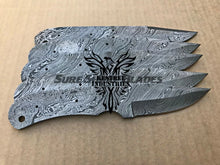 Load image into Gallery viewer, Lot of 5 Damascus Steel Blank Blade Knife For Knife Making Supplies (SU-200)
