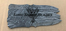 Load image into Gallery viewer, Lot of 5 Damascus Steel Blank Blade Knife For Knife Making Supplies (SU-206)
